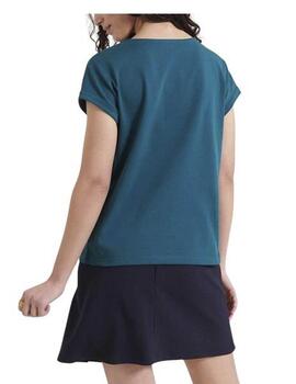Camiseta Naf Naf Sacha MC Verde Mujer