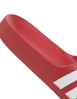Chanclas Adidas Adilette Aqua K Rojo/Blanco