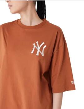 Camiseta New Era League Ess LC OS NEYYAN Marron