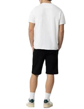 Bermuda Tiffosi indigo Knit Short_45 Negro Hombre