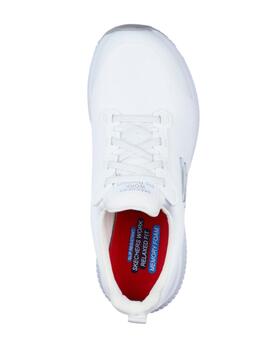 Zapatillas Skechers Squad SR Blanco Mujer