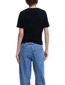 Camiseta Desigual Misuri MC Negro Mujer