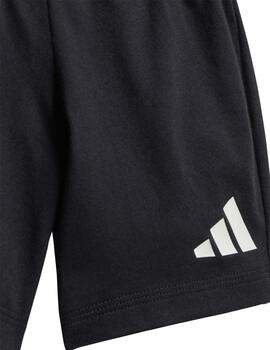 Conjunto Adidas I BL T-SET 160 Blanco/Negro