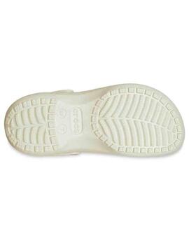 Zuecos Crocs Classic Platform Clog W Beige