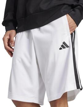 Pantalón corto Adidas M 3S TR Blanco/Negro Hombre