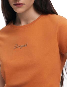 Camiseta Desigual Paraná Naranja Mujer
