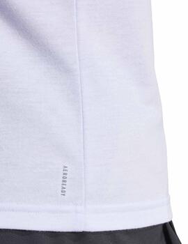 Camiseta Adidas TR-ES Crew Azul Mujer