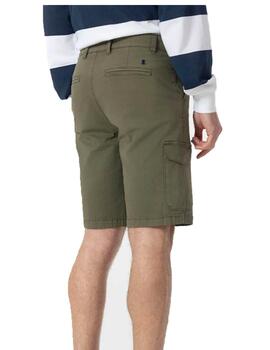 Bermuda elPulpo Cargo Twill Verde Hombre