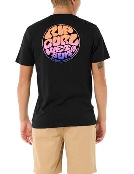 Camiseta Rip Curl Passage Negro Lav Hombre