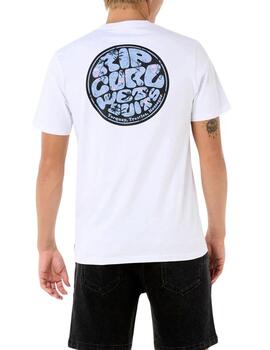 Camiseta Rip Curl Passage Blanco Hombre