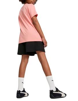 Conjunto Puma FLAMING LOVE Rosa/Negro Niña
