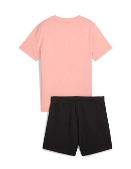 Conjunto Puma FLAMING LOVE Rosa/Negro Niña