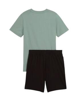 Conjunto Puma ESS 2 COLOR Nº1 L Verde/Negro Niño