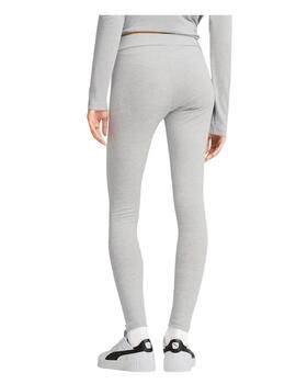 Leggings Puma ESS Small Nº1 Logo Gris Mujer
