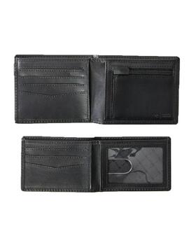Cartera Rip Curl Stashed RFID All Day Negro Hombre