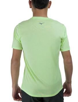 Camiseta Mizuno Impulse Core MC Verde Hombre