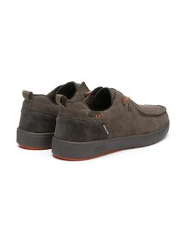 Zapatos Walk In Pitas Aral Gris Hombre