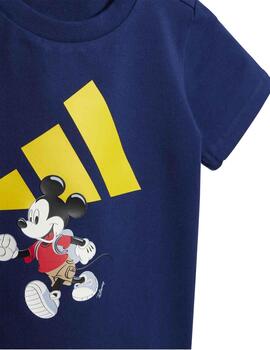 Conjunto Adidas I DY MM Set Marino/Azul