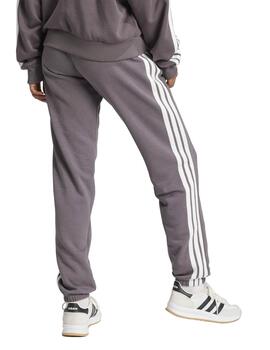Pantalón Adidas W 3S FT CF Gris/Blanco Mujer