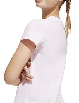 Camiseta Adidas JG BL Tee 160 Rosa Niña