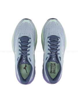 Zapatillas Mizuno Wave Skyrise 6 Gris Mujer