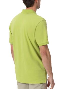 Polo elPulpo Bordado Contraste MC Verde Hombre