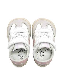 Zapatilla Respect Mustang Blanco-Rosa