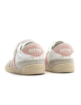 Zapatilla Respect Mustang Blanco-Rosa