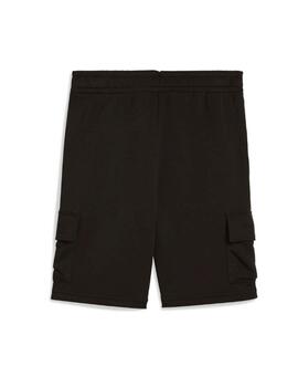 Pantalón corto Puma ESS Nº1 Logo Cargo Negro Niño