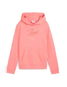Sudadera Puma ESS SCRIPT Rosa Niña