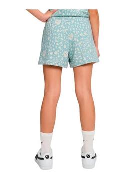 Short Puma FLAMING LOVE AOP Verde Niña