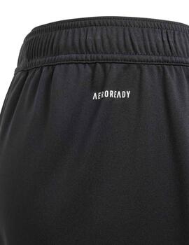 Pantalon corto Adidas Fortore23 Negro/Blanco Niño