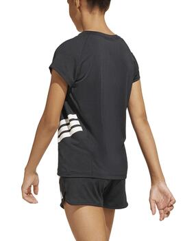 Camiseta Adidas JG SPR Negro Niña