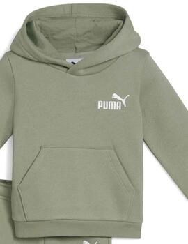 Chándal Puma MINICATS Loungewear Set FL INF Verde
