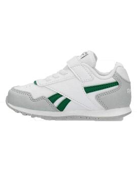Zapatilla Reebok Glide Elastic Blanco-Verde