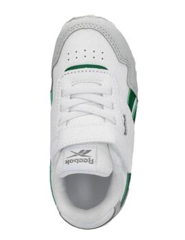 Zapatilla Reebok Glide Elastic Blanco-Verde