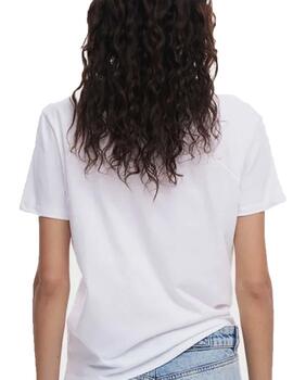 Camiseta Desigual Misuri MC Blanco Mujer