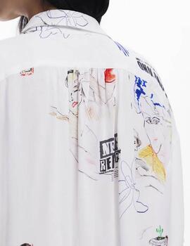 Camisa Desigual CHALECO Blanco Mujer