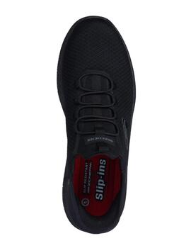 Zapatillas Skechers Slip-ins Work Negro Hombre
