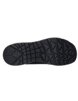 Zapatillas Skechers x JGoldcrown: UNO Negro Mujer