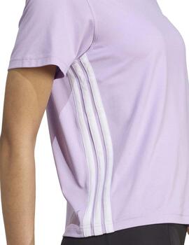 Camiseta Adidas WE 3S CREW TEE Violeta Mujer