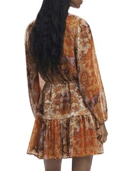 Vestido Desigual BOHOSHORT Naranja Mujer