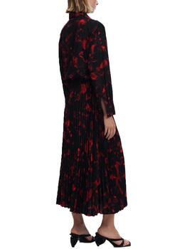 Vestido Desigual CAMISERO PLISADO Rojo Mujer