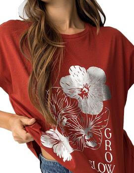 Camiseta MC Tiffosi Kika_12 Mujer Granate