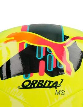 Balón Puma Orbita 7 MS Amarillo/Negro