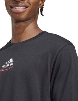 Camiseta Adidas M GALLERY T Negro Hombre