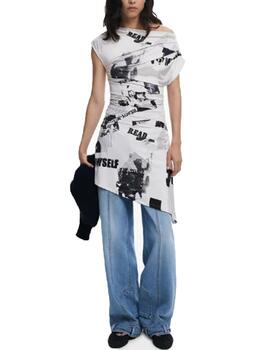 Vestido Desigual ORIANA Negro Mujer