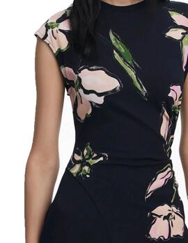 Vestido Desigual KATRINA Negro Mujer