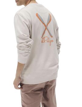 Sudadera elPulpo Palas Dibujadas Arena