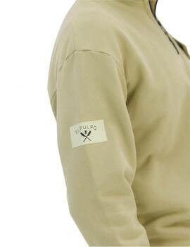 Sudadera elPulpo Perkins Bolsillo Verde Khaki 
